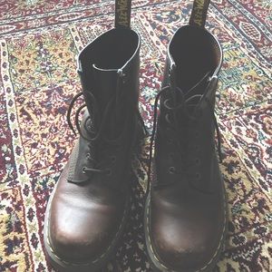 Doc Marten’s Brown Leather Boots Men’s 12